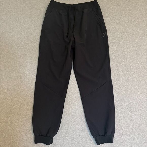 Gym Shark Joggers Running Jogging Black Mens Size M - Picture 1 of 7